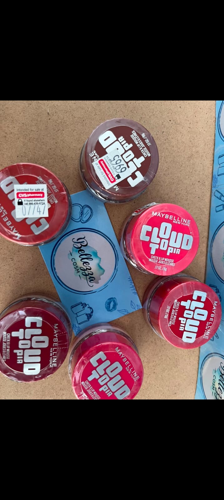 Blush y labial CLOUDTOPIA maybelline