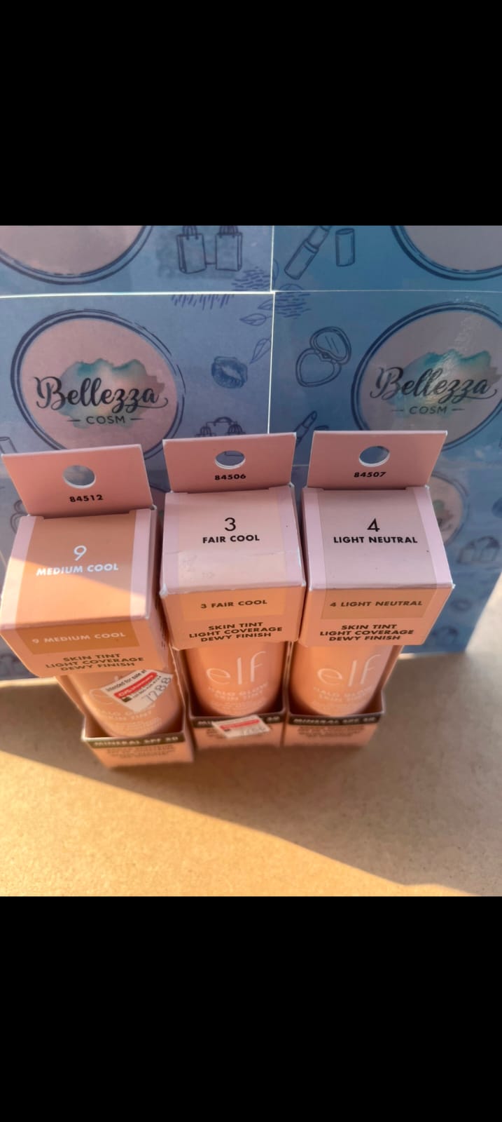 Protector solar con color Tono 4 y 3